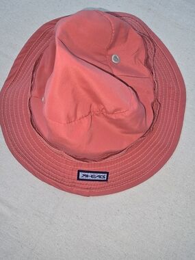 Ahead Performance Bucket Hat L/XL Coral UPF 50 Golf Fishing Sun Hat Adjustable